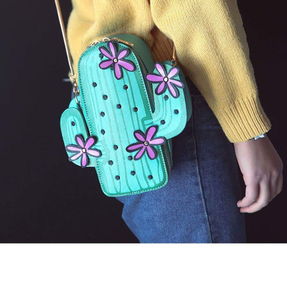 Small cactus purse